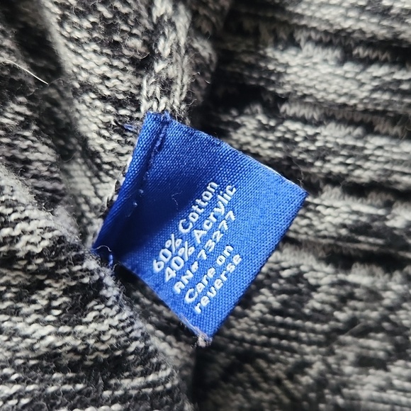 Apt 9 Dark Grey Open Sweater - Picture 12 of 12